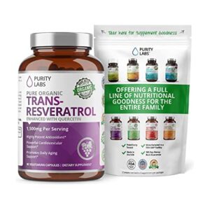 Organic Trans-Resveratrol 1,500MG Enhanced with Quercetin 1-min